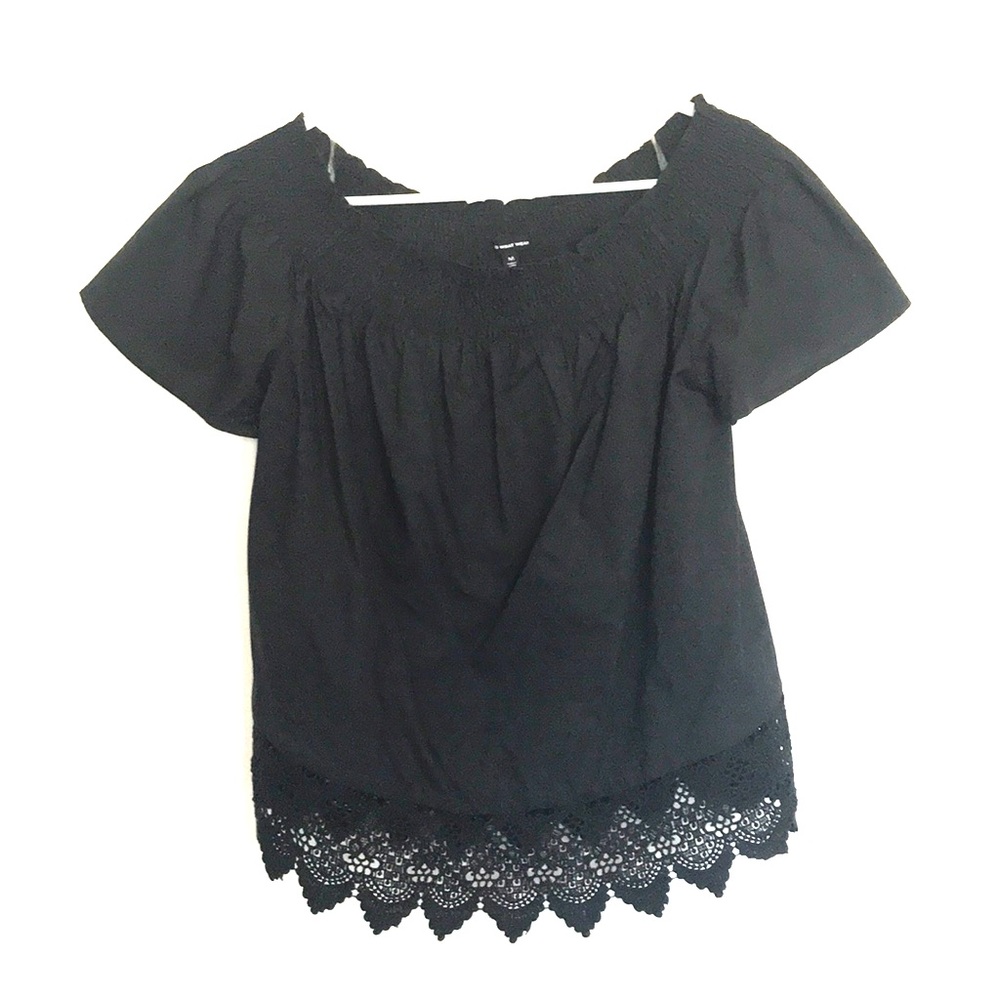 Black Who What Wear top